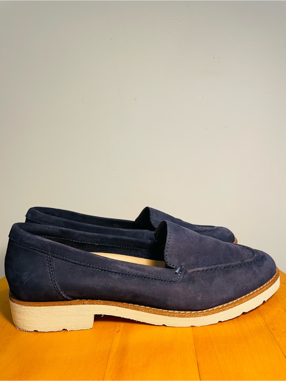 ALDO Navy Suede Slip-On Loafers